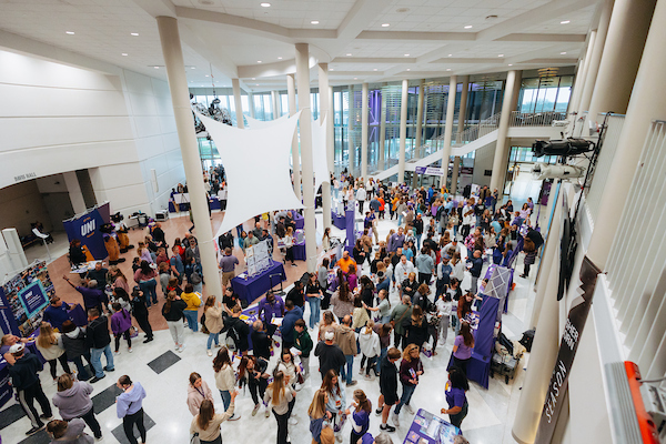 Prospective students at Panther Visit Day