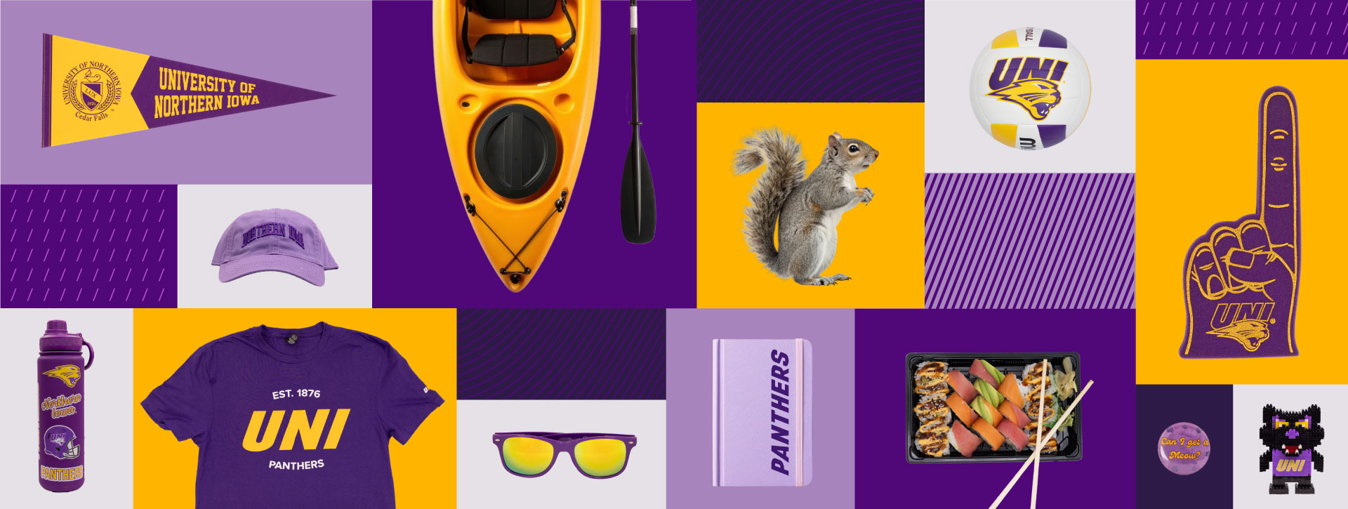 Collage of UNI objects
